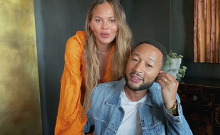 La mannequin Chrissy Teigen et son mari le chanteur John Legend