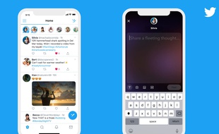 Les «fleets» de Twitter testés au Brésil ressemblent beaucoup aux stories de Snapchat ou Instagram.