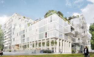 Image du projet de Clairsienne sur le périmètre de Bordeaux-Euratlantique