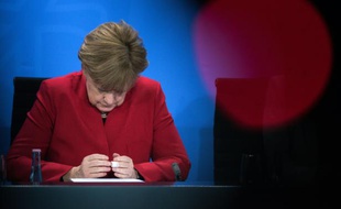 La chancelière allemande Angela Merkel, à Berlin le 22 avril 2016