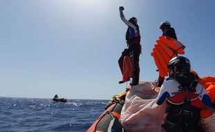 « Ocean Viking »: Joie d'arriver