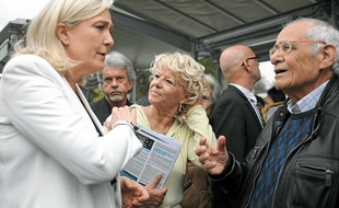 Marine Le Pen était venue soutenir Marie-Christine Arnautu lors des municipales.