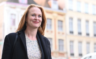 Violette Spillebout, candidate LREM aux elections municipales a Lille, Lille le 22 novembre 2019.
