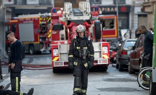 45 pompiers ont été dépêchés sur place pour éteindre l'incendie (illustration)