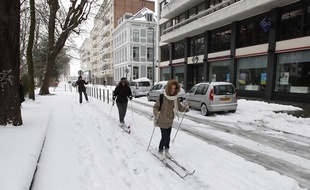 Entre 1cm et 8cm de neige sont attendus, mardi, dans les Hauts-de-France (illustration).