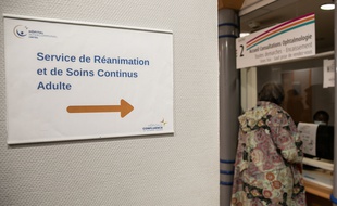 Le service de réanimation du centre hospitalier de Créteil, le 18 février.