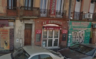 L'immeuble squatté, rue du général Compans à Toulouse.