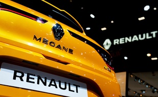 Une voiture Mégane exposée à Bruxelles (image d'illustration).