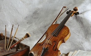 Le fameux violon ayant appartenu à Jean-AugusteDominique Ingres.