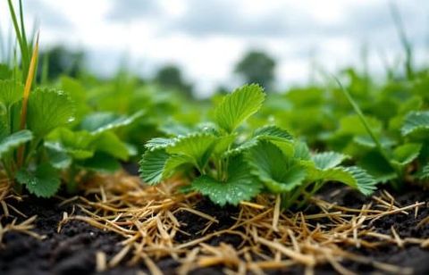 Pourquoi pailler vos fraisiers juste après la pluie en août booste vos récoltes dès le printemps
