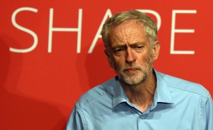 Jeremy Corbyn à Warrington, dans le nord-ouest de l'Angleterre, le 25 juillet 2015