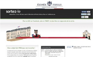 Capture d'écran du site de l'Elysée, piraté dans la nuit du 26 au 27 juillet 2011.