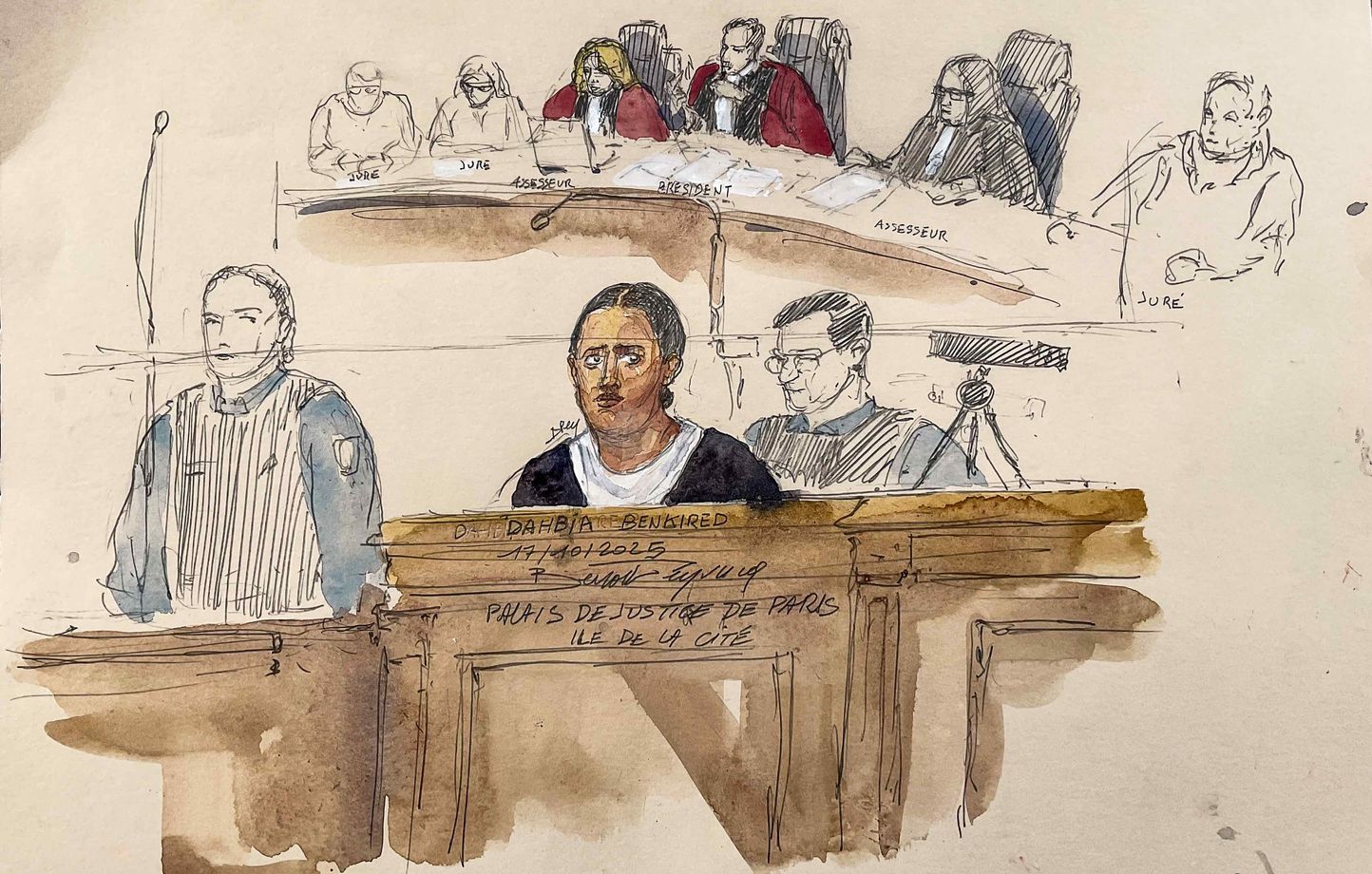 Dahbia Benkired est jugée depuis vendredi devant la cour d'assises de Paris pour avoir violé, torturé et tué Lola, 12 ans, en octobre 2022. 