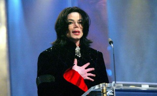 Michael Jackson aux Bambi Awards en Allemagne, en 2002.