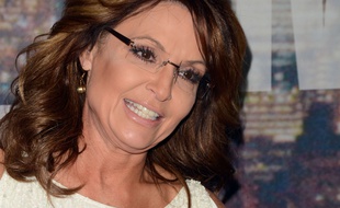 L'ancienne colistière à la présidentielle américaine de 2008 Sarah Palin, le 16 février 2015 à New York, aux Etats-Unis.