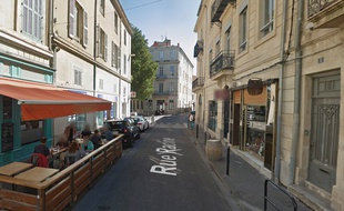 La rue Racine, à Nîmes, où l'automobiliste a foncé dans la foule, en pleine feria.