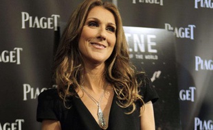 Céline Dion, le 16 février 2010 à Miami.
