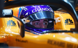 Fernando Alonso lors du GP d'Azerbaïdjan.