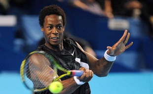Gaël Monfils lors du tournoi de Marseille, le 18 février 2010.