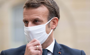 Le président Macron, en octobre 2020.