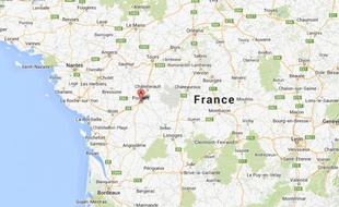 Localisation de la ville de Poitiers