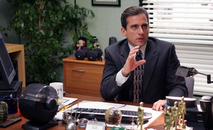 SteveCarrell a.k.a. Michael Scott, dans la série télévisée «The Office».