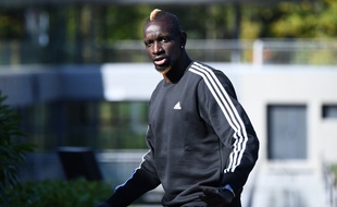 Mamdou Sakho, lors de son retour en équipe de France en octobre 2018.