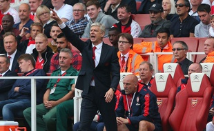 Arsène Wenger lors du succès d'Arsenal sur Manchester United (3-0), le 4 octobre 2015.