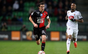 Romain Danzé lors du match Rennes-Lorient en novembre 2014.