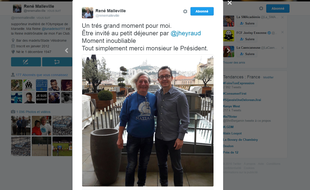 René Malleville a bu son café avec le président Eyraud ce mardi 22 novembre