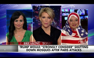 Saba Ahmed (droite), invitée du Kelly File sur Fox News, le 17 novembre 2015.