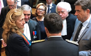La ministre de la Justice Nicole Belloubet, le 25 septembre 2017 à Nice
