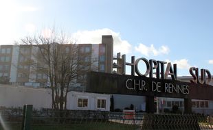 L'entrée de l'Hôpital Sud à Rennes.
