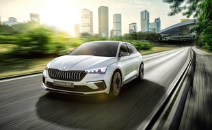 « Le concept Vision RS donne un aperçu de la prochaine génération de Skoda Rapid.