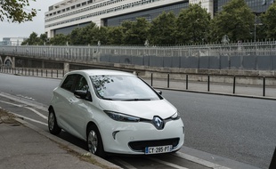 Une Renault Zoe.