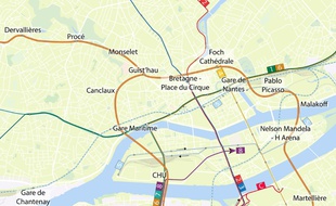 Le projet de ligne A de métro à Nantes