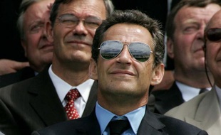 Nicolas Sarkozy au Bourget, le 23 juin 2007.