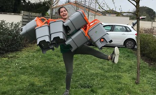 Les seaux bokashi utilisés par l'association Récup permettent de composter en appartement, sans désagrément.