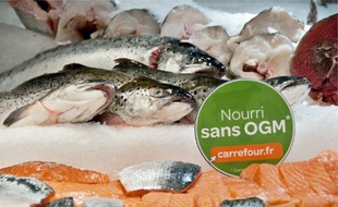 Le logo sera apposé sur les viandes, les œufs et les poissons de la marque Carrefour.