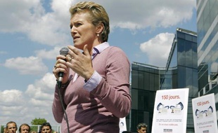 La journaliste française Elise Lucet, le 28 mai 2010 à Paris