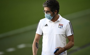 Juninho à Turin avant Juventus-OL en 8e de finale retour de Ligue des champions, le 6 août 2020.