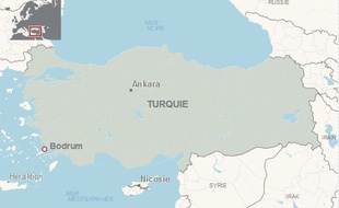 La ville de Bodrum, en Turquie.