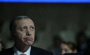 Le président turc Erdogan le 30 novembre 2015 au Bourget pour la COP21.