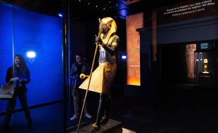 L'exposition «Toutankhamon, le trésor du pharaon», à la Grande Halle de la Villette.