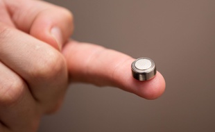 Un pile bouton. (image d'illustration)