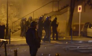 Affrontements entre nationalistes corses et forces de sécurité à Bastia, le 5 octobre 2016.