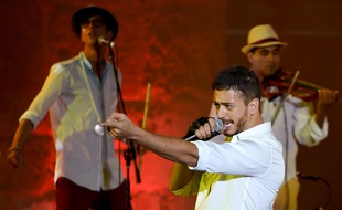 Saad Lamjarred au Festival de Carthage en juillet 2016.