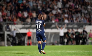Eve Périsset lors du barrage de la Ligue des champions entre Bordeaux et Wolfsburg, à Libourne le 8 septembre 2021.