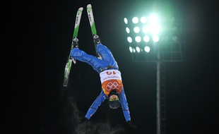 L'Ukrainienne Olga Polyuk au ski acrobatique