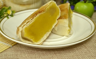 Gâteau à base de durian, fruits asiatique réputé pour sa mauvaise odeur.
